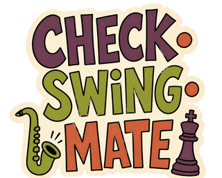 Sticker «&nbsp;Check · Swing · Mate&nbsp;».